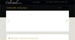 Desktop Screenshot of celestialmin.org